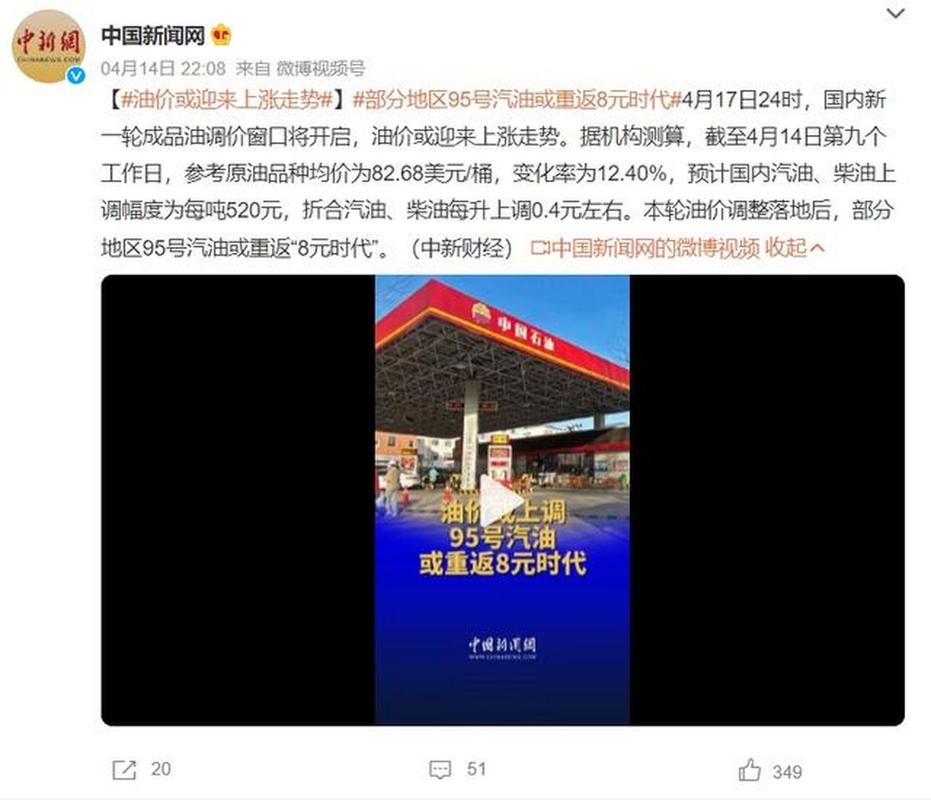国内油价今晚上涨,国内油价今晚上涨多少